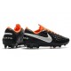 Nike Tiempo Legend VIII Elite FG Cleat Black White Orange