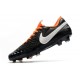 Nike Tiempo Legend VIII Elite FG Cleat Black White Orange