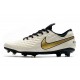 Nike Tiempo Legend VIII Elite FG Cleat White Golden Black