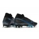 Nike Mercurial Superfly 7 AG Elite Cleats Black Laser Blue