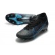 Nike Mercurial Superfly 7 AG Elite Cleats Black Laser Blue