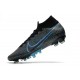 Nike Mercurial Superfly 7 AG Elite Cleats Black Laser Blue