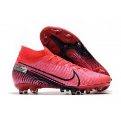 Nike Mercurial Superfly 7 AG Elite Cleats Crimson Black