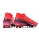 Nike Mercurial Superfly 7 AG Elite Cleats Crimson Black