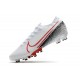 Nike Mercurial Vapor 13 Elite AG-Pro Cleats White Laser Crimson