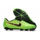 Nike Phantom Venom Elite FG Firm Ground Cleats Green Strike Black