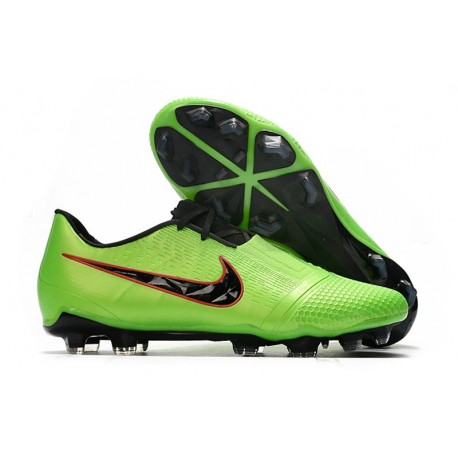 Nike Phantom Venom Elite FG Firm Ground Cleats Green Strike Black