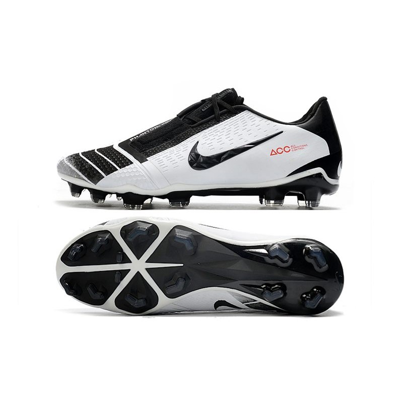 nike phantom vnm elite fg white black red