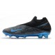 Nike Phantom VSN 2 Elite DF FG New Cleats -Black Laser Blue Anthracite