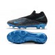 Nike Phantom VSN 2 Elite DF FG New Cleats -Black Laser Blue Anthracite