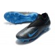 Nike Phantom VSN 2 Elite DF FG New Cleats -Black Laser Blue Anthracite