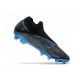 Nike Phantom VSN 2 Elite DF FG New Cleats -Black Laser Blue Anthracite