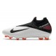 Nike Phantom VSN 2 Elite DF FG New Cleats -White Black Laser Crimson