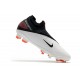 Nike Phantom VSN 2 Elite DF FG New Cleats -White Black Laser Crimson