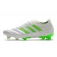 adidas Copa 19.1 FG Soccer Boots White Solar Lime