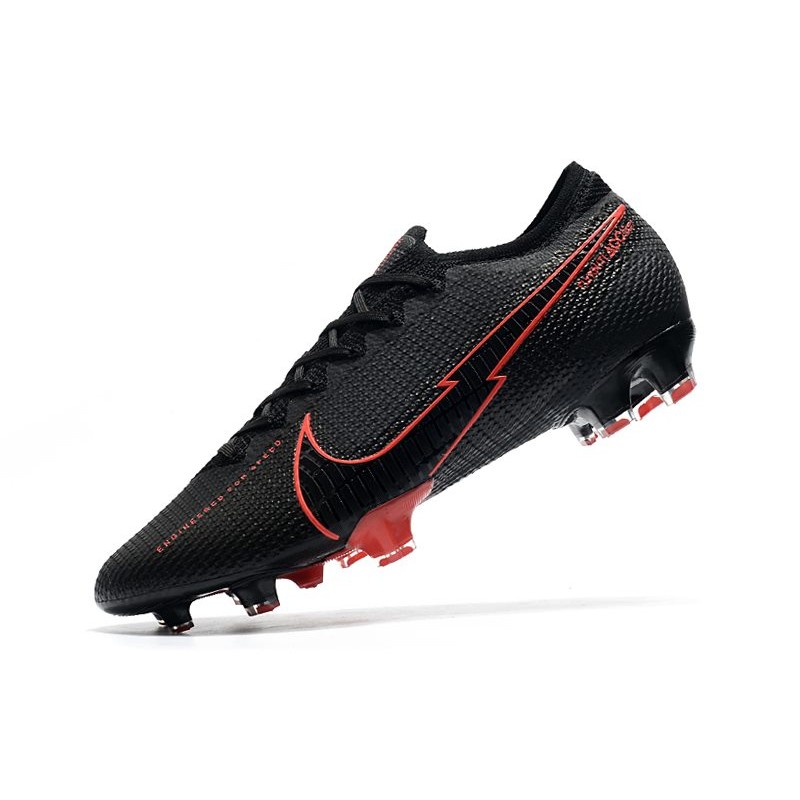 nike red and black soccer cleats
