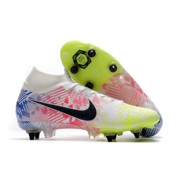 Nike Mercurial Superfly 7 Elite SG-PRO Neymar White Black Racer Blue Volt