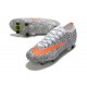 New Nike Mercurial Vapor XIII Elite SG CR7 Safari -White Orange Black