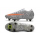 New Nike Mercurial Vapor XIII Elite SG CR7 Safari -White Orange Black