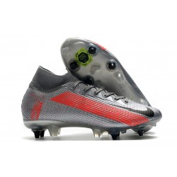 Top Nike Mercurial Superfly VII Elite SG AC Neighbourhood -Bomber Grey Black