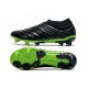 adidas Copa 20+ FG K-Leather Soccer Cleat Core Black Signal Green