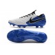 Leather Nike Tiempo Legend 8 Elite FG ACC - White Blue Black