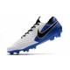 Leather Nike Tiempo Legend 8 Elite FG ACC - White Blue Black