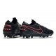 Leather Nike Tiempo Legend 8 Elite FG ACC - Black Pink