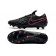 Leather Nike Tiempo Legend 8 Elite FG ACC - Black Pink