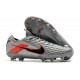 Leather Nike Tiempo Legend 8 Elite FG ACC -Bomber Grey Black Red