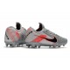 Leather Nike Tiempo Legend 8 Elite FG ACC -Bomber Grey Black Red