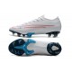 NIKE MERCURIAL VAPOR XIII ELITE 'CR7 X BUGATTI' - WHITE BLUE SILVER RED