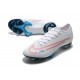 NIKE MERCURIAL VAPOR XIII ELITE 'CR7 X BUGATTI' - WHITE BLUE SILVER RED