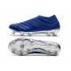 adidas Copa 20+ FG K-Leather Soccer Cleat Royal Blue Silver Metallic