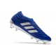 adidas Copa 20+ FG K-Leather Soccer Cleat Royal Blue Silver Metallic