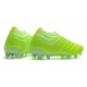 adidas Copa 20+ FG K-Leather Soccer Cleat Signal Green