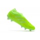 adidas Copa 20+ FG K-Leather Soccer Cleat Signal Green