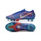  Nike Mercurial Vapor 13 Elite Sancho Fg Blue White Aurora Green Black