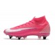 Nike Mercurial Superfly VII Elite SG AC Mbappé Rosa - Pink Blast White