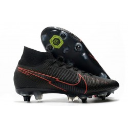 Top Nike Mercurial Superfly VII Elite SG AC Black Red