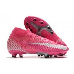 Nike Mercurial Superfly VII AG-Pro Elite Mbappe Pink Blast White Black