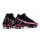 Nike Phantom GT Elite Dynamic Fit FG Black Pink Blast Metallic Silver