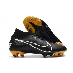 Nike Mercurial Superfly VII Elite FG Black White