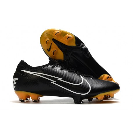 Nike 2020 Mercurial Vapor XIII Elite FG Leather Black White