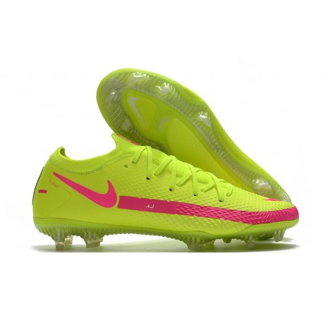 Nike Phantom Generative Texture GT Elite FG Brazil Volt Pink