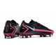 Nike Phantom Generative Texture GT Elite FG Black Pink Blast Silver