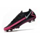 Nike Phantom Generative Texture GT Elite FG Black Pink Blast Silver