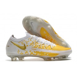 Nike Phantom Generative Texture GT Elite FG White Gold