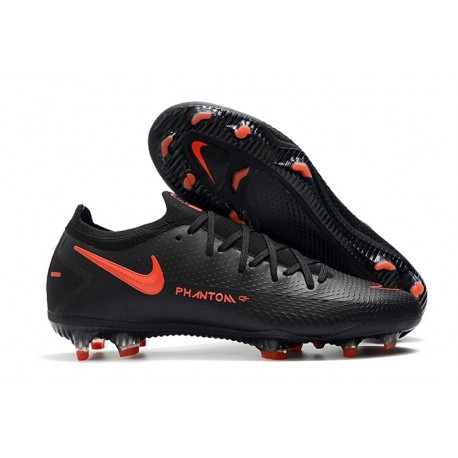 Nike Phantom Generative Texture GT Elite FG Black Dark Grey Chile Red