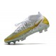 Nike Phantom GT Elite DF FG Firm Ground White Grey Gold